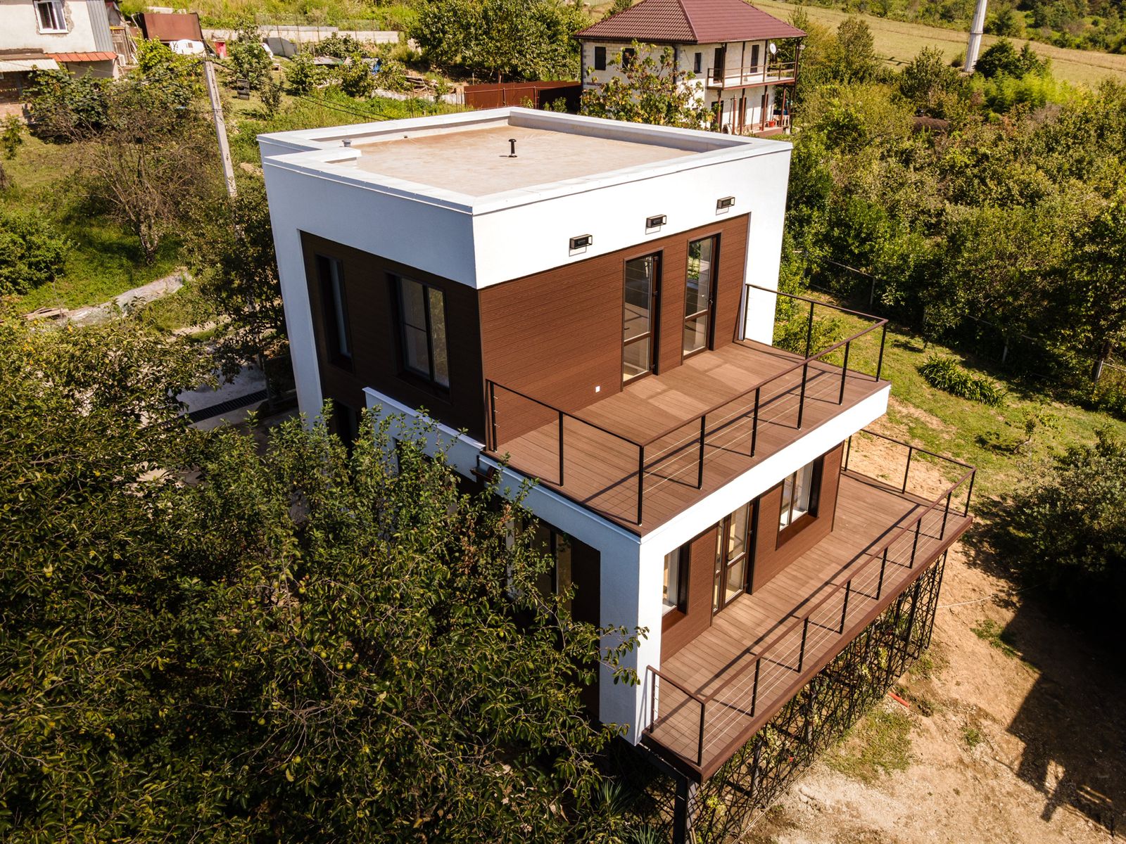 Коттедж в стиле Хай-Тек с видом на море