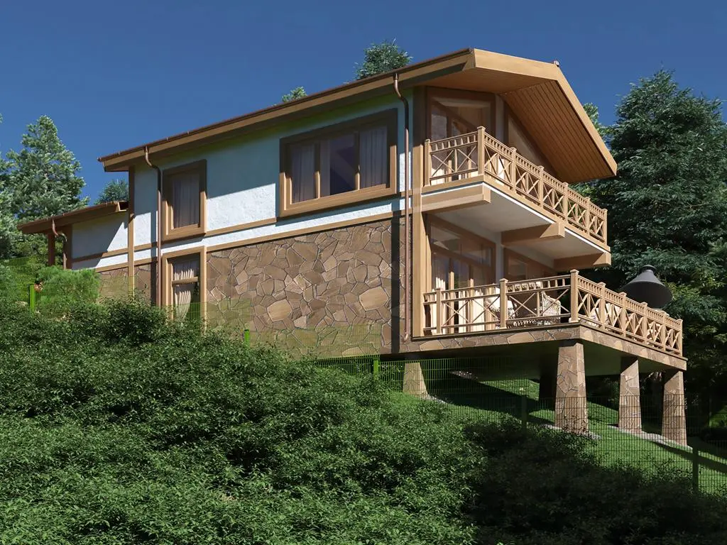 Новый поселок с видом на море