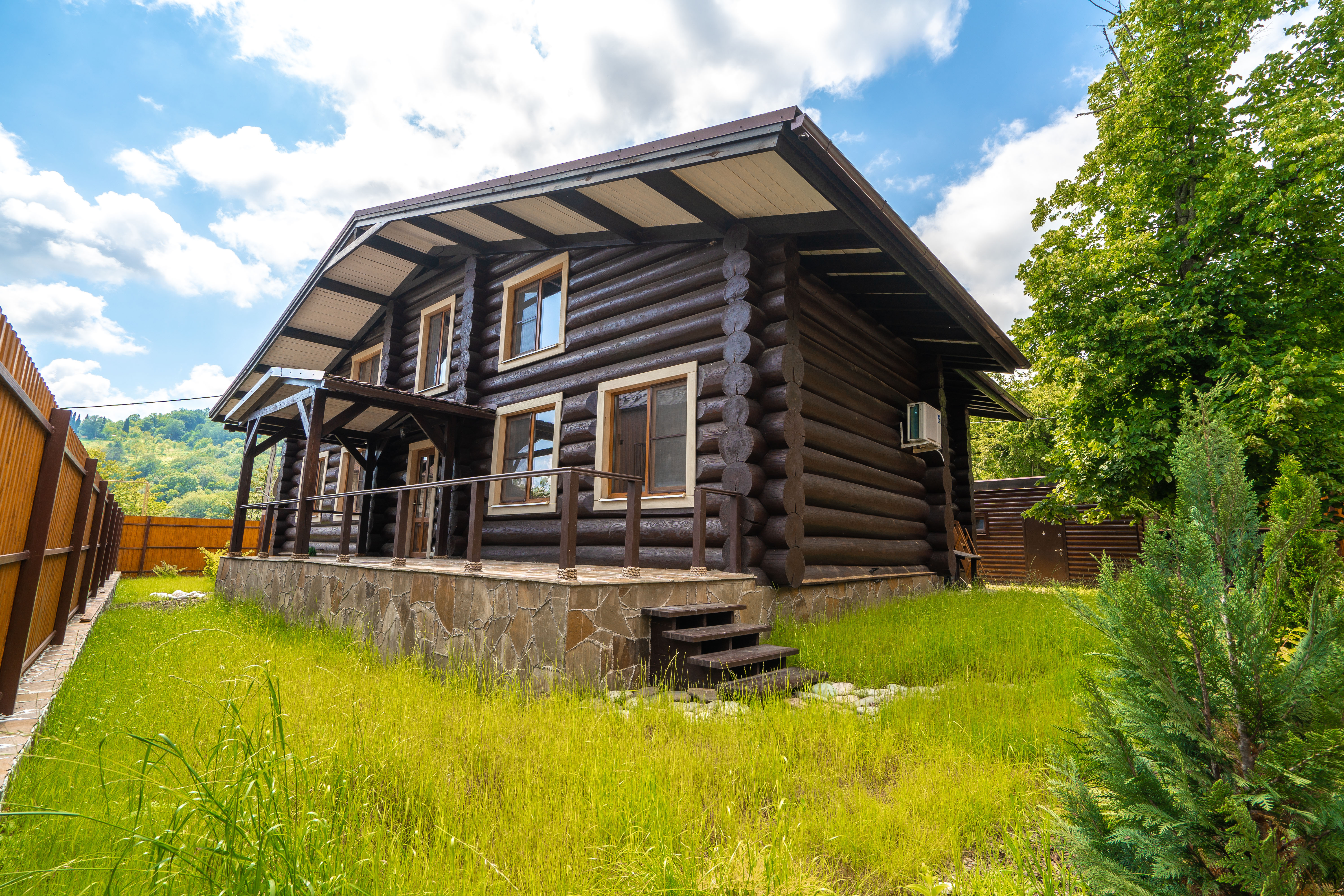 Дом с потрясающим видом на горы