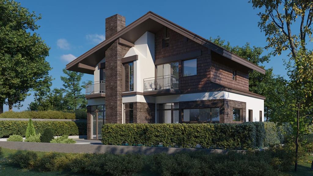 Дом с шикарным видом на горы