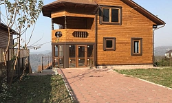 Шикарный коттедж из сибирского кедра