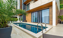 УНИКАЛЬНЫЙ ДОМ В СТИЛЕ HI-TECH С БАССЕЙНОМ В ...