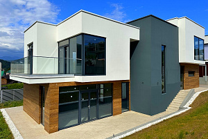 Стильный современный коттедж