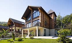 ДОМ ИЗ ОЦИЛИНДРОВАННОГО БРЕВНА 