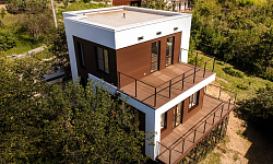 Коттедж в стиле Хай-Тек с видом на море