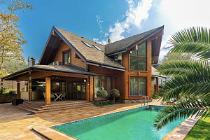 Вилла с панорамным видом на горы