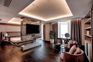 Пентхаус с видом на морской порт