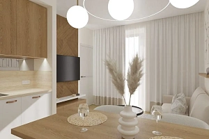 Квартира с дизайнерским ремонтом