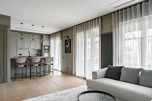 Квартира с дизайнерским ремонтом в ЖК Новая А...