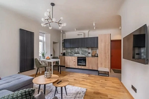 Дизайнерская квартира с видом на море на улиц...