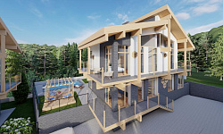 Новый коттеджный посёлок Мёд в центре Красной...