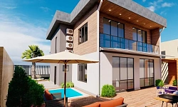 Новый дом с бассейном