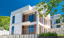 Загородный дом в стиле Хай-тек в коттеджном п...