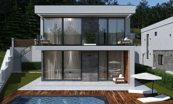 Коттедж в стиле Hi-Tech