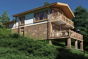 Новый поселок с видом на море