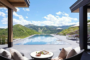 Коттедж с видом на Альпы 