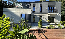 Дом окруженный зеленью