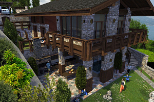 Единственный дом Шале в центральном Сочи.