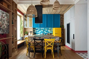 Экзотичный интерьер двухкомнатная квартира в ...