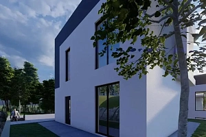 Недорогой современный коттедж