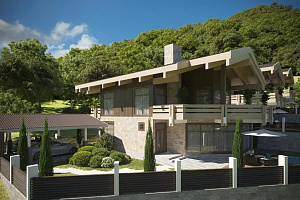 Загородная рециденция в Красной Поляне. 