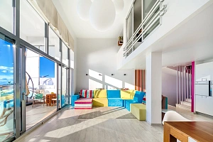 двухуровневая видовая квартира с террасой 