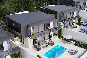 Коттедж с видом на горы