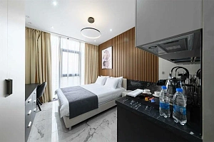 СТУДИЯ В ЗОЛОТОМ ТРЕУГОЛЬНИКЕ СОЧИ С ВИДОМ НА...